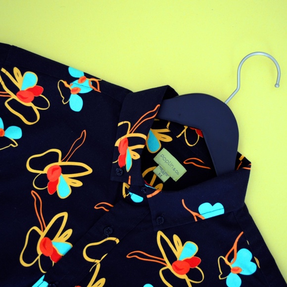 Floral Impressions Printed Short Sleeve Shirt - Picture 4 of 4